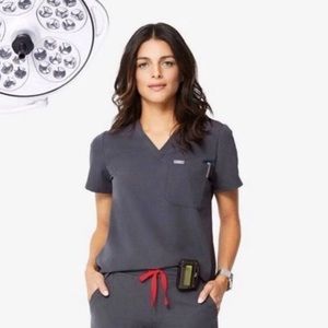 Women’s figs scrub top Catarina charcoal grey medium